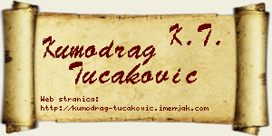 Kumodrag Tucaković vizit kartica